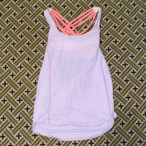 Lulu lemon tank top with open back